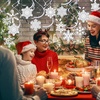 image:imageSumind 30 Pcs Winter Snowflake Hanging Swirls Foil Christmas Ceiling Decor