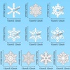 image:imageSumind 30 Pcs Winter Snowflake Hanging Swirls Foil Christmas Ceiling Decor