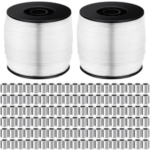 image:imageSumind Clear Picture Hanging Wire 656 Ft 100 Lbs Clear Line1 Roll08 Mm2